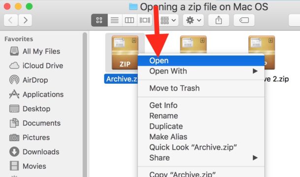 download zip for mac